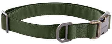 Carhartt Field Dog Collar, Fully Adjustable, Durable 600-Denier Fabric W/Reflective Wordmark for Visibility, Oak Leaf, Large