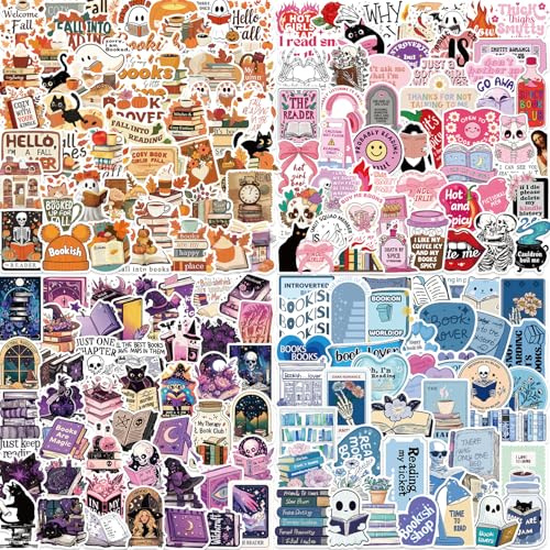 200PCS Kindle Stickers Set - Waterproof Book Lover Stickers for Kindle, Books & Bottles | Reading Gifts for Teens/Adults