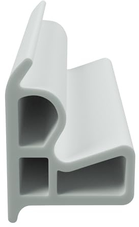DIWARO® Stahlzargen-Dichtung SZ112 | weiß oder grau | 5 lfm für Haus- und Innentüren. Zum Schallschutz und abdichten der Tür. Bestehend aus TPE (Thermoplastischen Elastomer) (weiß)