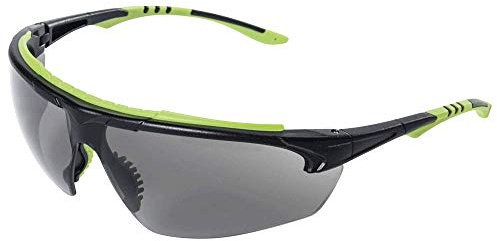 Sellstrom S72001 XP410 - Gafas de seguridad de alta calidad, lentes ahumadas, (clasificación K y N), pieza de nariz suave (cantidad 1)