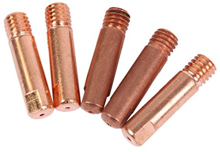 WELDINGER MIG/MAG Stromdüsen M6 0,6 mm 5er Set (Kontaktröhrchen Schweißzubehör MB 150)