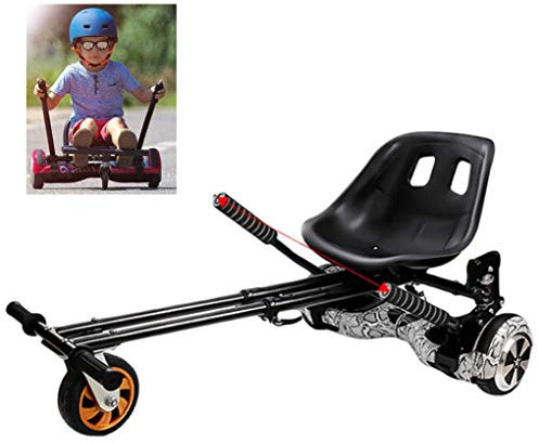 RONGJJ Hoverboard, Hoverboard Hacen Que La Conducción Sea Muy Divertida Y Segura con Un Diseño De Doble Varilla Y Amortiguadores Dobles Compatibles con Classic 6.5 Pulgadas, Black
