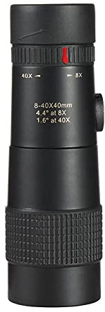 Monokulares Teleskop 8-40X40 Kompaktes Einziehbares Zoom Wasserdichtes Bak4 Professionelles Hd Ed Glas Mit Stativ Telefonclip Nurmonokular
