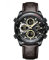 Naviforce Relojes Digitales Militares de para Hombres Reloj de Pulsera de Cuero Multifuncional de Cuarzo analógico Impermeable Relojes