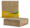 FOOGO Green 100pcs Brown Unbleached Paper Napkins, FSC® Certified, 33 x 33 cm, 2 Ply Strong Paper Serviettes, Fully Home Compostable, Super Soft Paper Tissues, Cocktail Disposable Napkins