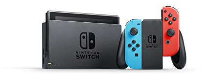Nintendo Switch with Neon Blue and Neon Red Joy‑Con V2 (Renewed Premium)