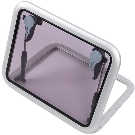 Fenster Ausziehbares Deck-Bullauge, 457 X 327 Mm, Boots-Oberlichter, Fenster, Quadratisch, Ausziehbares Deck-Bullauge, Oberlichter, Lüftungslukenfenster für Yacht, Wohnmobil,