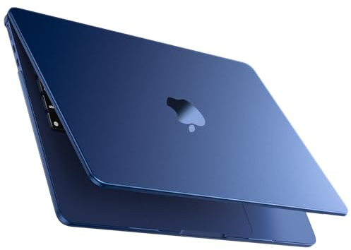 MOSISO Kompatibel mit MacBook Air 15 Zoll Hülle M5 M4 M3 M2 2026 2025-2023 | Ultradünne Hartschale, Präzise Farbgebung & Anti-Fingerabdruck - für Macbook Air 15 A3448 A3241 A3114 A2941, Mitternacht