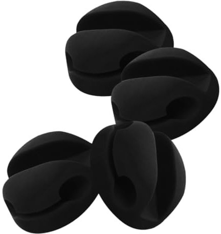 HOMSFOU 4stücke Magnetische Kabelclips Zum Aufbewahren Von Haushaltskabeln Klebestoff Draht Organizer Für Usb-kabel Und Ladekabel Magnetdraht-organizer Für Wohnaccessoires