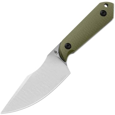 Kizer Harpoon Fixed Blade Knife with Sheath, 3.84” D2 Fixed Blade EDC Knife with G10 Handle for Hunting, Camping, Hiking, Survival 1040M1