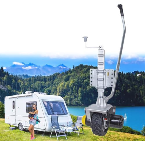 GESAIDES Chariot de Remorque électrique, Poids Maximal de la Remorque de 2 722 kg, DC 12 V 550 W, pour Remorque Mobile, Caravane, Bateau