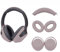 Aiivioll Protective Headphones Sweat Covers for Sony WH-1000XM4 WH-1000XM3 Headphones,Sweatproof & Easily Washable | EarPad Cover/Ear Cover/Headband Cover/Headband Cushion Protector (Rose Gray)