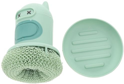 Alipis Spazzola Per Lavaggio Riempibile Per Cucina Brush Per Piatti e Pentole Pulizia Facile e Veloce Di Superfici Design Ergonomico e Leggero