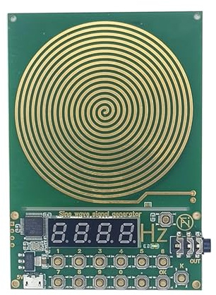 Avejjbaey våggenerator resonansgenerator 7,83 Hz hög stabilitetsfrekvens justerbar från 0,1 HZ~99999 HZ spisar pluggar och lekvågor enhet