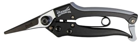 Wilkinson Sword Ultralight 1111391W Bypass Pruner, 1111392W Angled Snips Non-Stick High Carbon Steel Blade (Angled Snips)