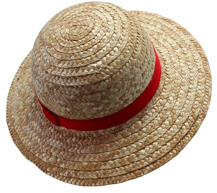 ABYSTYLE Cappello di paglia Luffy One Piece - Prodotto Ufficiale - Taglia Adulto - Accessorio Cosplay Pirata - Copricapo Iconico