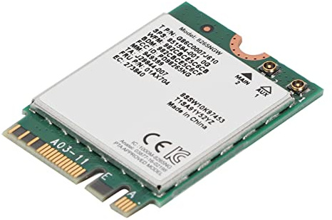 Tomantery Tarjeta de Red Bluetooth 4.2 Eficiente de 867 Mbps para Portátiles 2.4G/5G Inalámbrico NGFF/M2