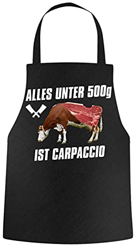 Spaß Kostet Grillschürze Sprüche Alles unter 500g ist Carpaccio
