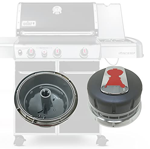 Weber Drehknopf [Original Ersatzteil] für Genesis E 310, 320 und 330 89042 [1 STÜCK] Grill Zubehör für Gasgriller Genesis [Modelle ab 2013]