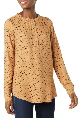 Amazon Essentials Women's Long-Sleeve Woven Blouse