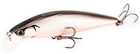 FISHN GRUMPY Puncher Wobbler, Floating, Gewicht: 11.8g, Länge: 8.5cm, Kunstköder/Angelköder zum Angeln auf Raubfische wie Zander, Hecht, Barsch, Forelle (SILVER STAR)