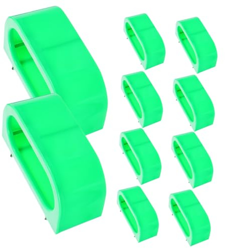 SUPVOX Mangiatoia per Piccioni e Uccellini Anti-Spargimento Dispenser per Cibo Igienico Facile da Plastica Verde per Ambienti Domestici e Negozi