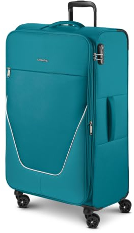 Stratic Check-in Koffer für Damen und Herren | großer XL Trolley 51 x 31 x 76 cm aus hochwertigem, flexiblem Polyester Material | Erweiterbar & Teleskopgriff| taska Serie