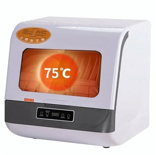 Portable Dishwasher, Portable Drying Storage And Washing Integrated Intelligent Dishwasher Household Multifunctional,for Dorm RV&Apartment(White)