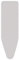Brabantia Housse pour Table à Repasser C, 124 X 45 cm - Coton, Mousse 4 mm & Feutre 4 mm – Silver