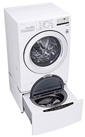 LG WM3400CW 4.5 cu ft Front-Load Washer – High-Efficiency, LoDecibel™ Quiet Operation, 6Motion™ Technology, White