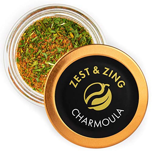 Zest & Zing Charmoula, 20g - Premium Spice Blends by ZEST & ZING. Fresher, Convenient, Stackable Spice Jars.