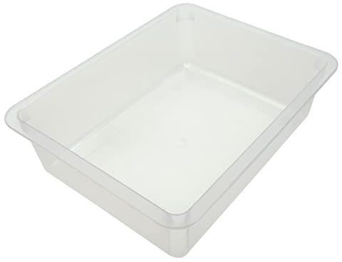 proventa® Frischhalteschale Made in Germany, BPA-frei und lebensmittelecht, 5 Liter, transparent, mit transparentem Deckel, stapelbar, für Gewerbe und Privat