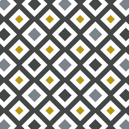 DRAEGER PARIS 1886 - Piastrelle adesive da parete - ideale per cucina e bagno - Set di 6 piastrelle adesive motivo mosaico di Losanges 15 x 15 cm