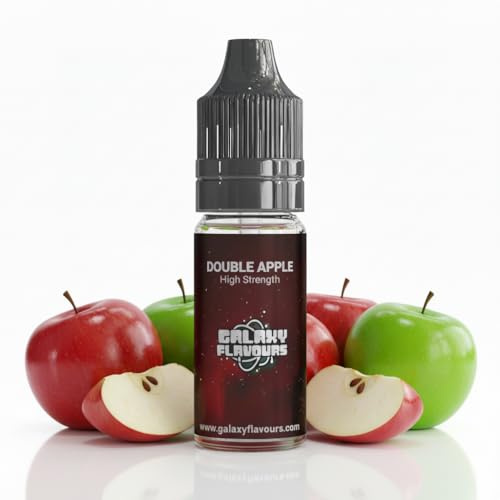 Saborizante doble de manzana - Saborizante alimentario de alta potencia - Más de 230 sabores - Botella de 10 ml.