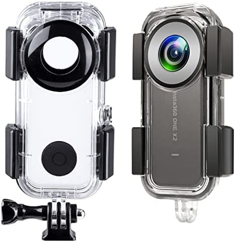 Flycoo 131ft/40M Custodia Impermeabile per Insta360 One X2 Custodia Subacquea Custodia Protettiva per One X2 Fotocamera Panoramica a 360 Gradi