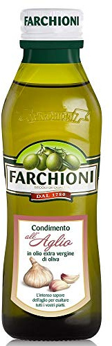 Farchioni - Aceite de Oliva Virgen Extra Aromatizado con Ajo (250 ml)