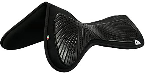 Acavallo CC Pocket Gel & Memory Foam 1/2 + Risers, Größe:M, Farbe:schwarz