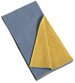HGJH Schal Groß Damen Winterschal Damen Nachahmung Kaschmir Schal Mode Schal Doppelseitig Stricken Blau Gelb Breite Schal Damen Dicker Trend Weihnachtsschals Für Damen Warmer Schal