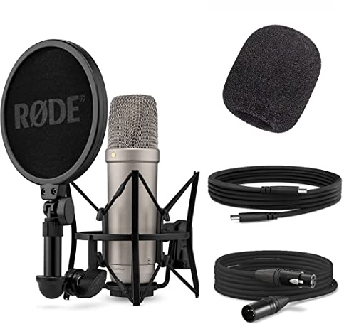 Rode NT1 5th Generation XLR - Micrófono USB + filtro Keepdrum WS2