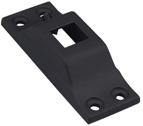 Jackson Woodturners Matt Black Landing Brackets for Square Metal Spindles – Pack of 10 (Screws Included) – Modern Iron Stair Parts – Fits 12.5mm Spindles