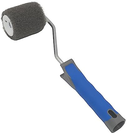 DEWEPRO Coating Roller for Putty – Rolling Spatula – 80 mm Wide – Special Roller for Pasty Fillers – Precise Application in Corner Areas Possible