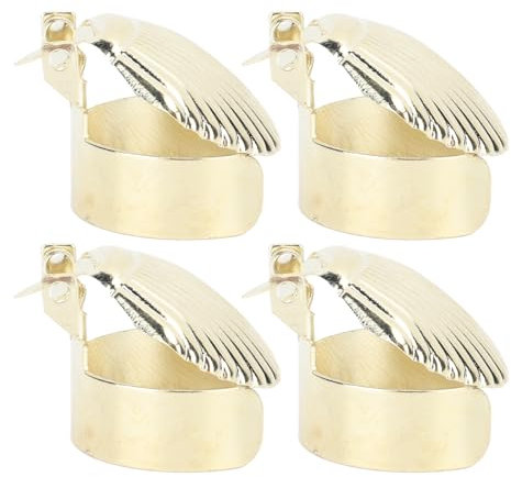 4 St Ljussläckare, Automatisk Ljussläckare, Automatisk Ljussläckare, Automatisk Ljussläckare, Ljusskyddsskydd Wick Flame Snuffer för Att Släcka Ljusflamman Säkert (GOLD)