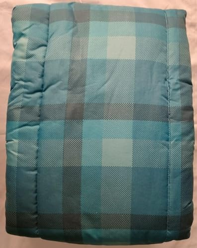 Corredocasa Plaid Imbottito Trapuntato Multiuso Made in Italy- Morbido e Accogliente, Ideale per Soggiorno, Letto e Relax - Coperta Elegante e Decorativa (Quadrettoni Verde, Piccolo 120x160)