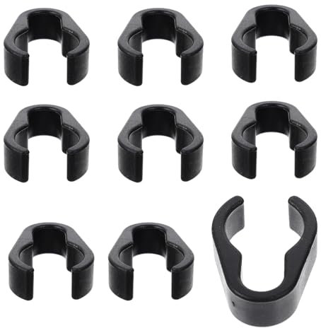 10pièces Clips De Câble Microphone Pour Organisation Des Câbles Accessoires De Support De Microphone Pour Studio Maison Scène Et Concert