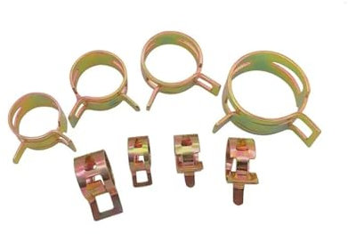 80Pcs 6/7/8/9/10Mm Kraftstoff Frühling Clip Vakuum Silikon Schlauch Klemme autos Frühling Clip Heizöl Wasser Rohr Klemme