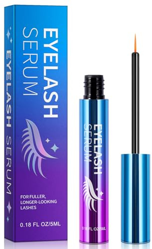 Fluide De Croissance Des Cils, Sérum Pour Cils Plus Fournis, Traitement Avancé Des Cils, Sans Hormones, Formule Naturelle Avancée, Crée Des Cils Plus Épais, Pour Les Cils, Sourcils 5Ml