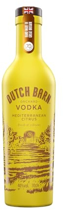 Dutch Barn Mediterranean Citrus Vodka 70cl Distilled From British Apples