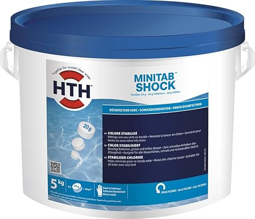 HTH MINITAB Shock 20g 5kg, Chlortabletten für den Pool