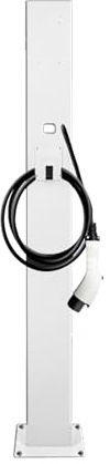 Borne de Recharge extérieure pour véhicules électriques, Support Mural Universel, Support au Sol, Design Tout Temps pour Voitures électriques (Blanc)