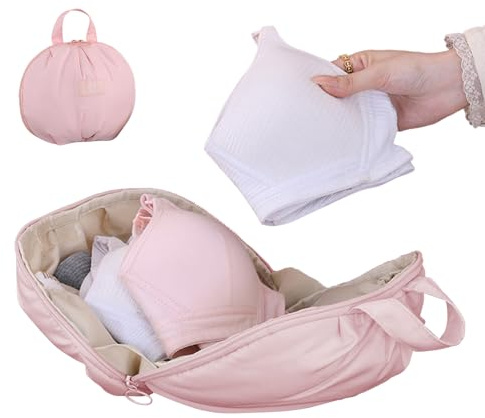 Sacs Organisés pour Soutiens-Gorge | Sac De Rangement Avec Compartiments Pour Culottes - Pochette Organisatrice De Linge À Grande Capacité Avec Fermeture Éclair Pour Déplacements Professionnels,